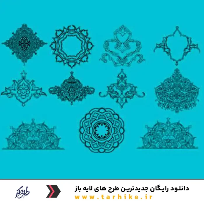 دانلود براش اسلیمی برای فتوشاپ 2 - طرحی که